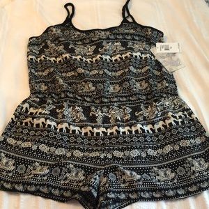 Elephant print Romper